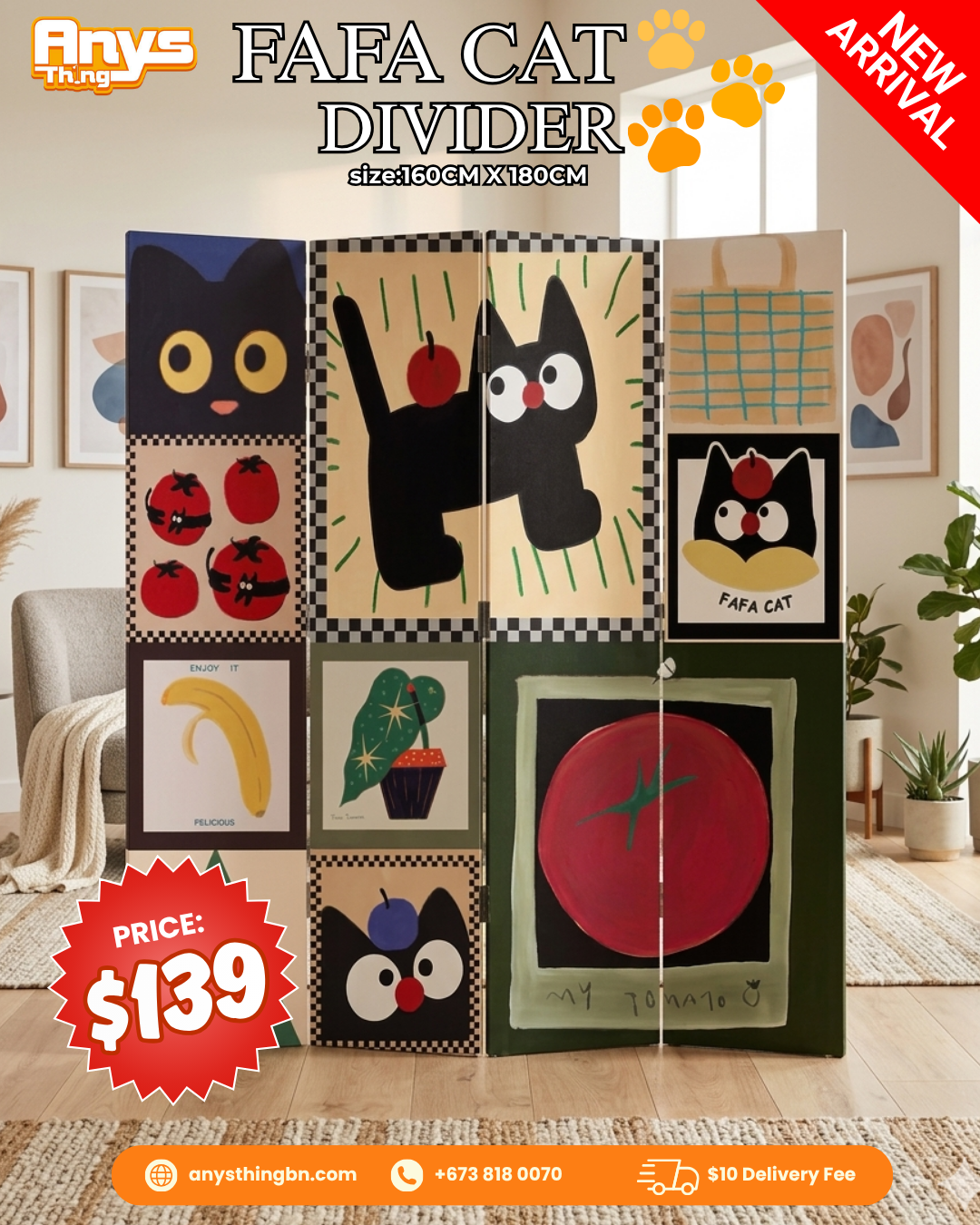 Fafa cat divider
