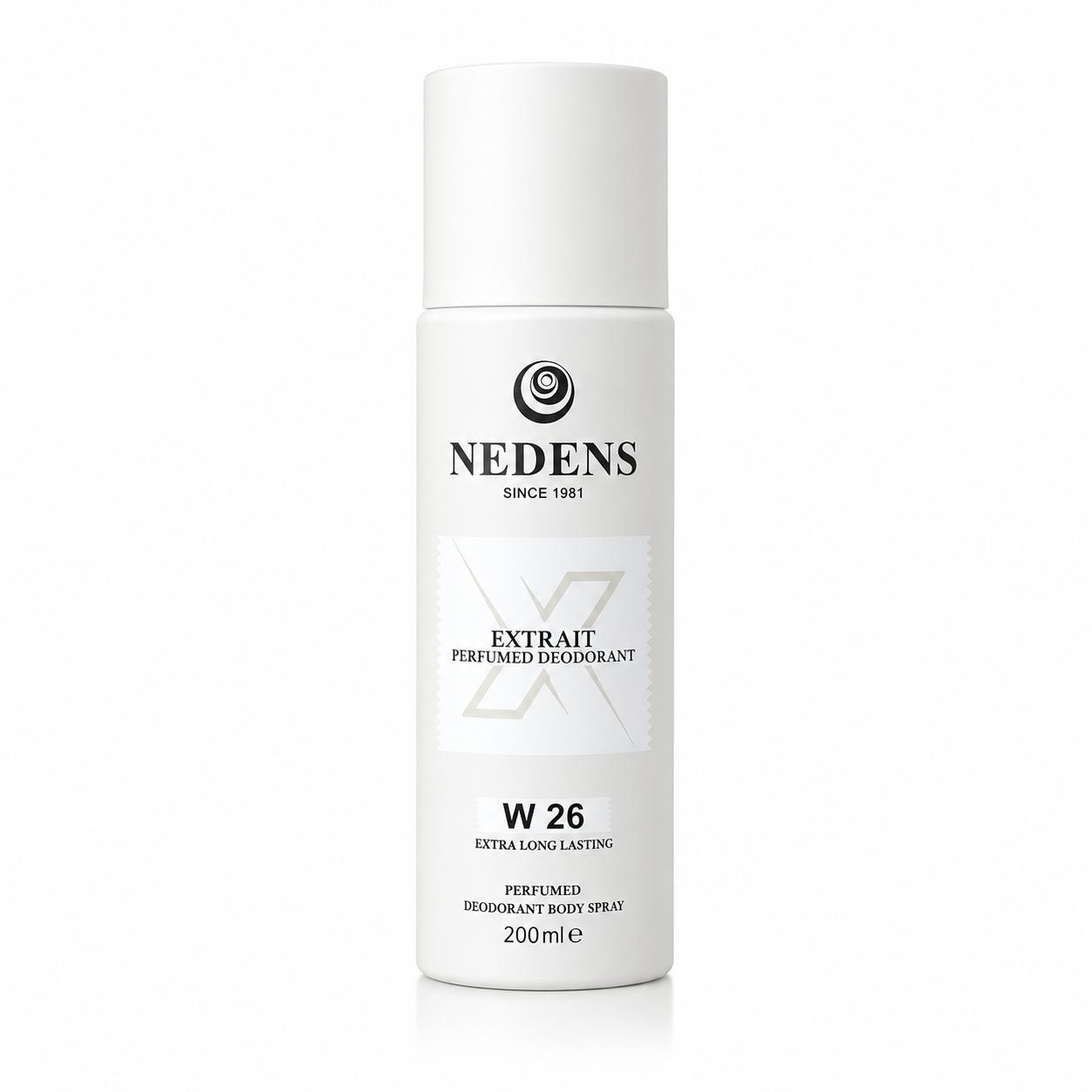 NEDENS EXTRAIT PERFUME DEODORANT BODY SPRAY (W-26)_0