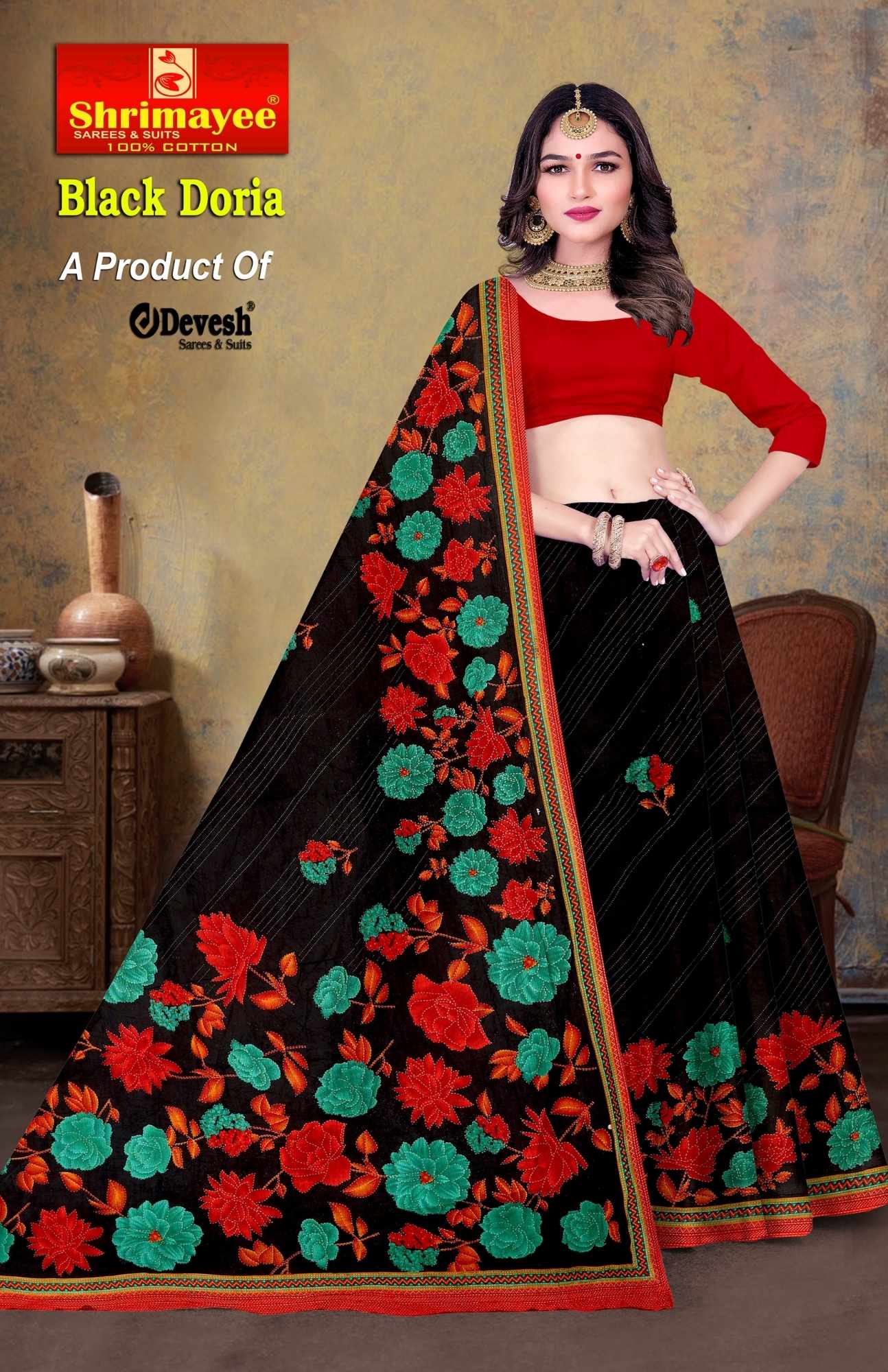 Black doriya  (pack of 10)_3