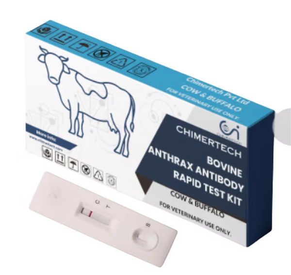 Bovine Anthrax Antibody Rapid Test Kit 1 Test_0