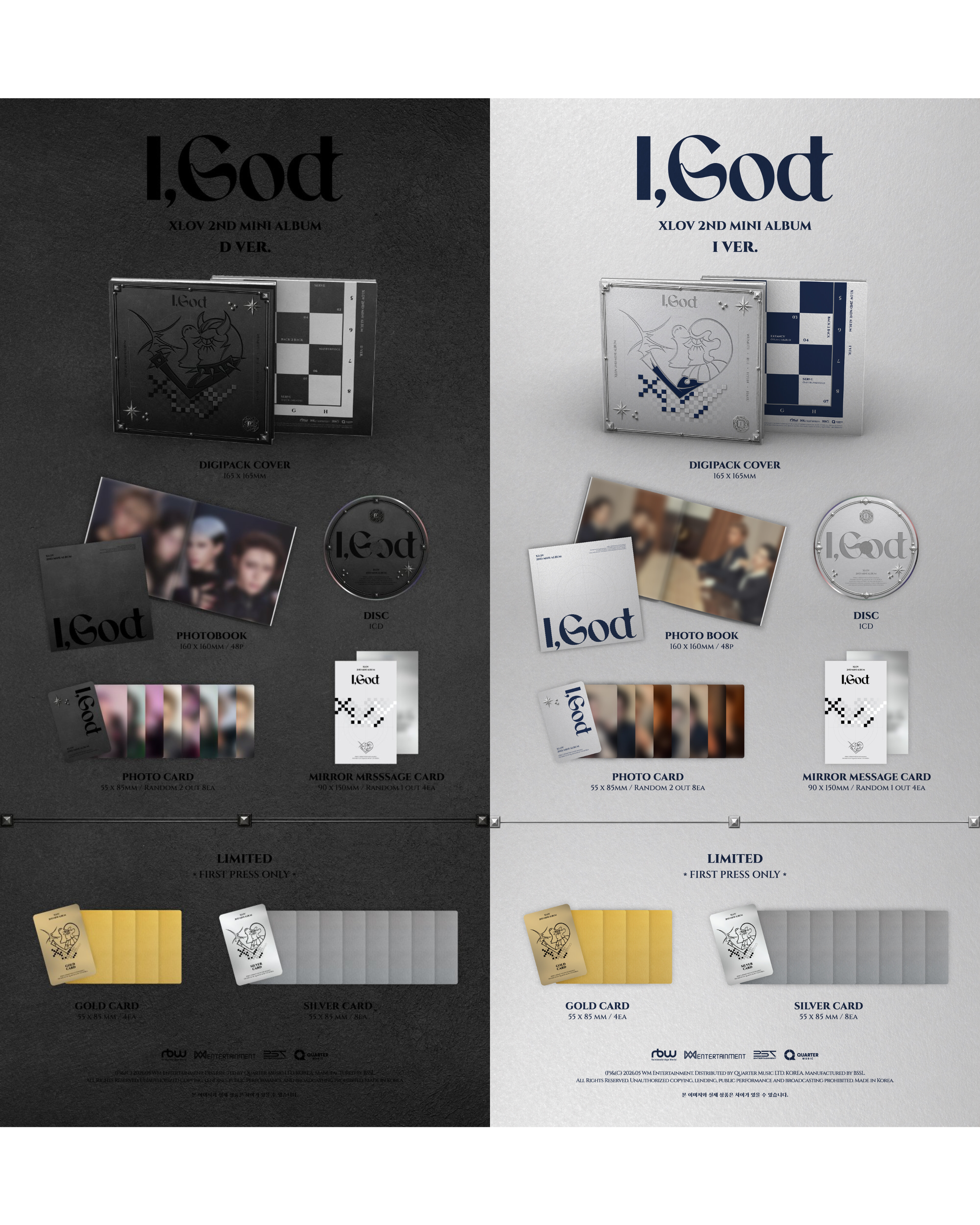 (~25/5) XLOV 2nd Mini Album [I, GOD]_2