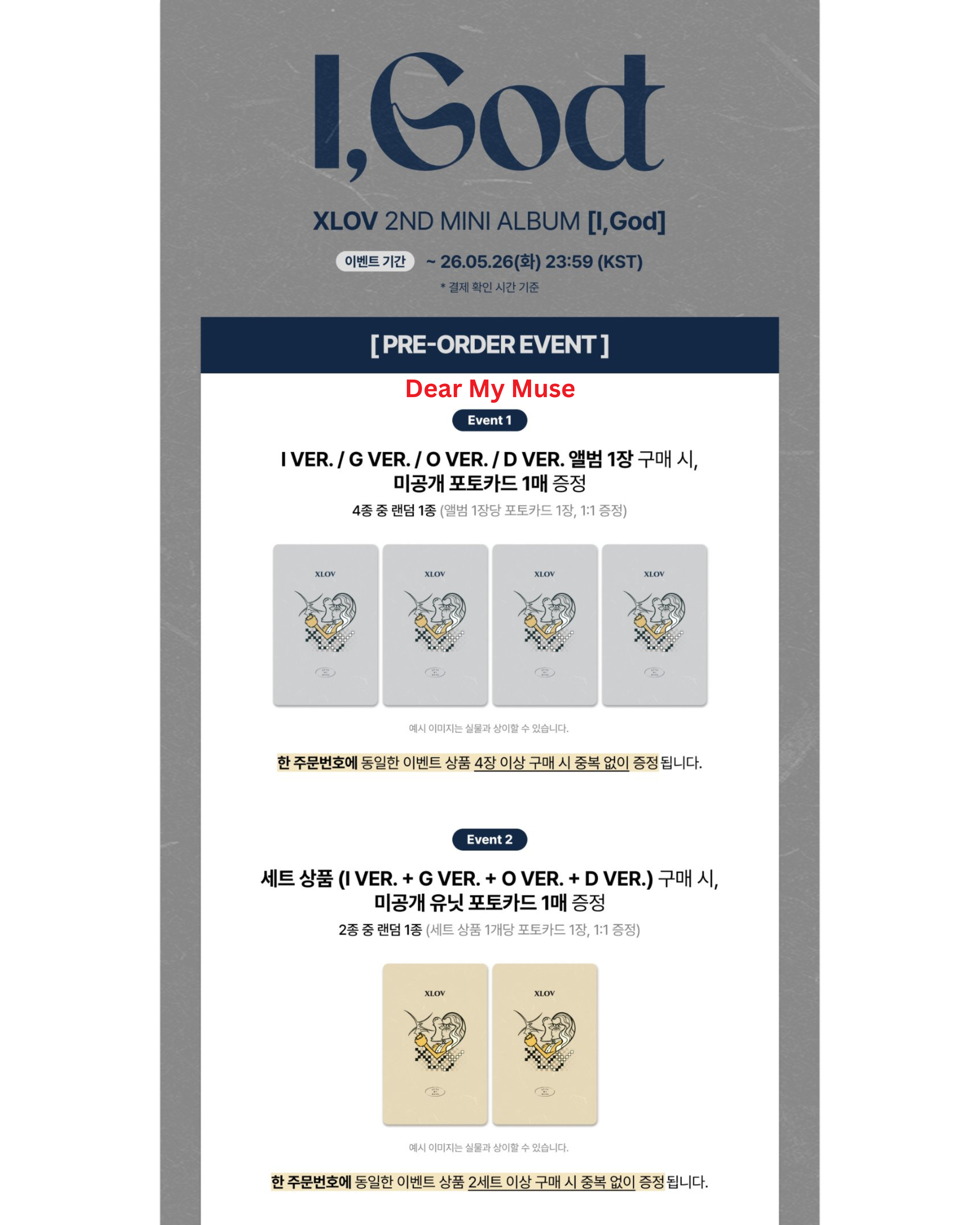 (~25/5) XLOV 2nd Mini Album [I, GOD]_5