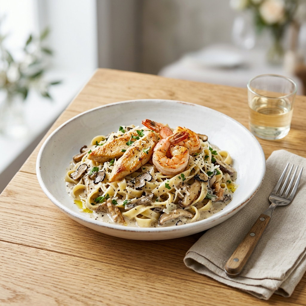 🍝 Creamy Truffle Pasta