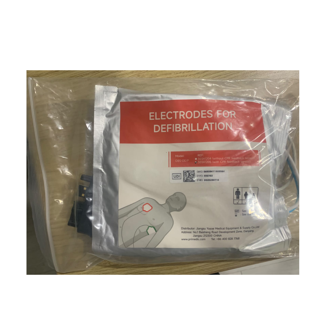 AED pads with CPR