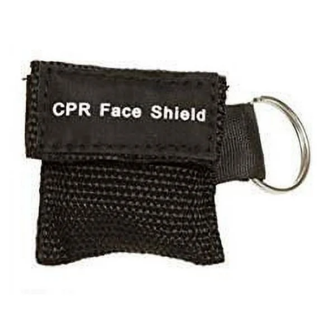 CPR Mask Keychain (Black)