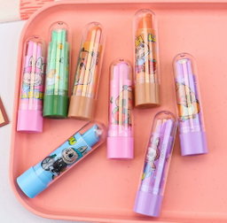  Lipstick Shaped Erasers