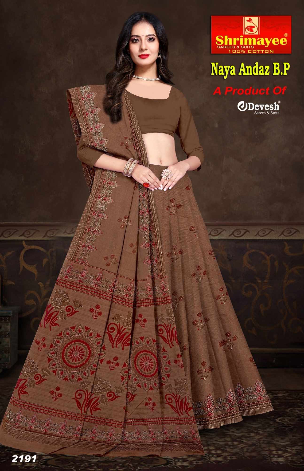 Naya andaz with blouse piece (pack of 8)_1