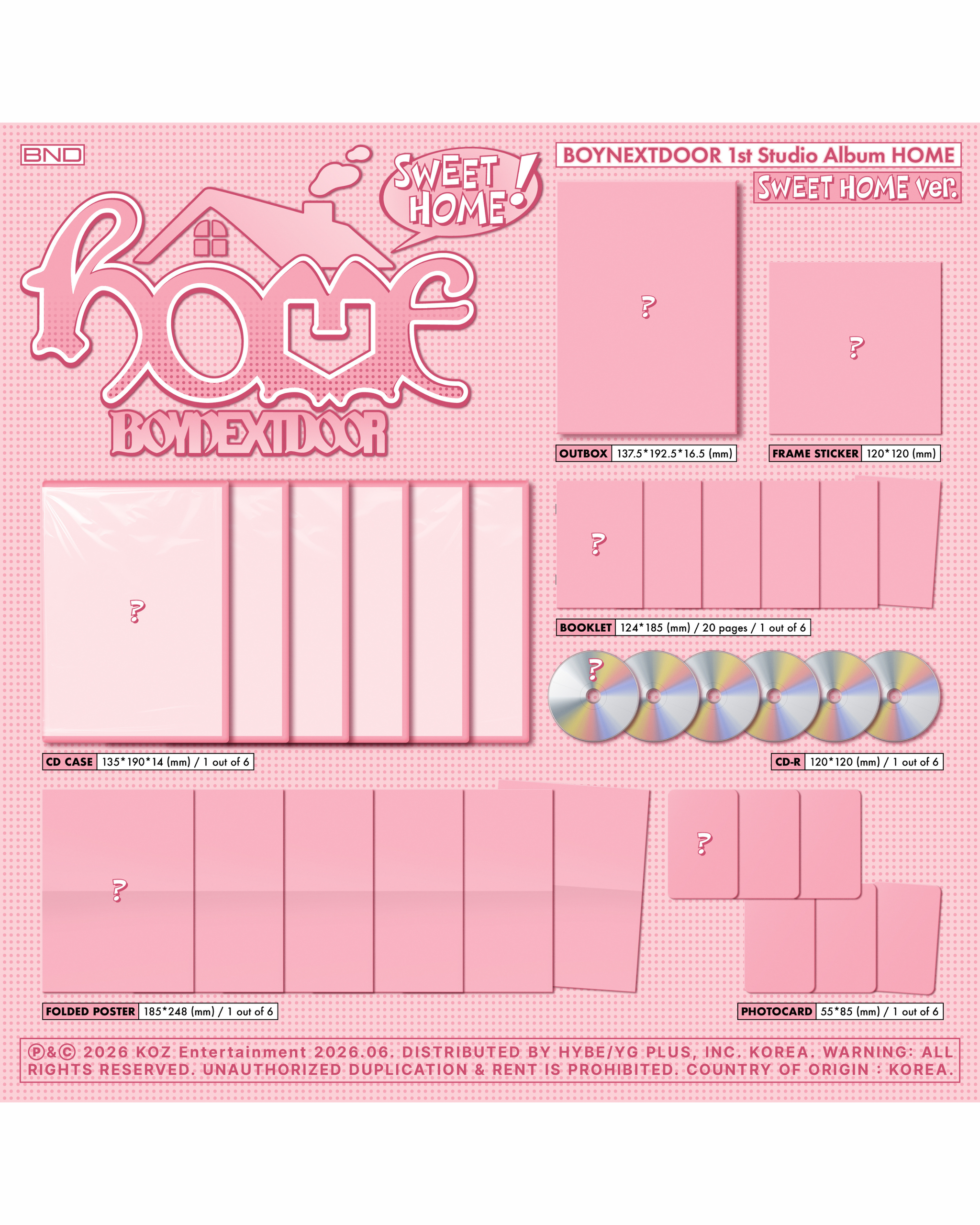 (~6/6) BOYNEXTDOOR 1st Studio Album [HOME]_4