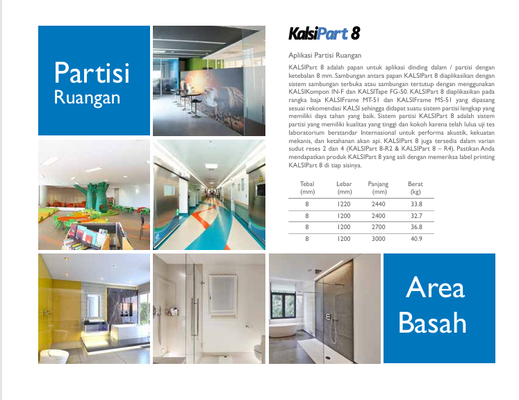 Kalsi Part - Solusi Dinding dan Partisi