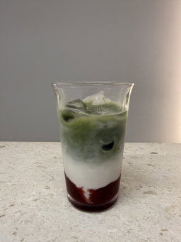Iced Strawberry Matcha