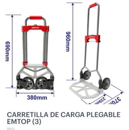 CARRETILLA DE CARGA PLEGABLE EMTOP 
