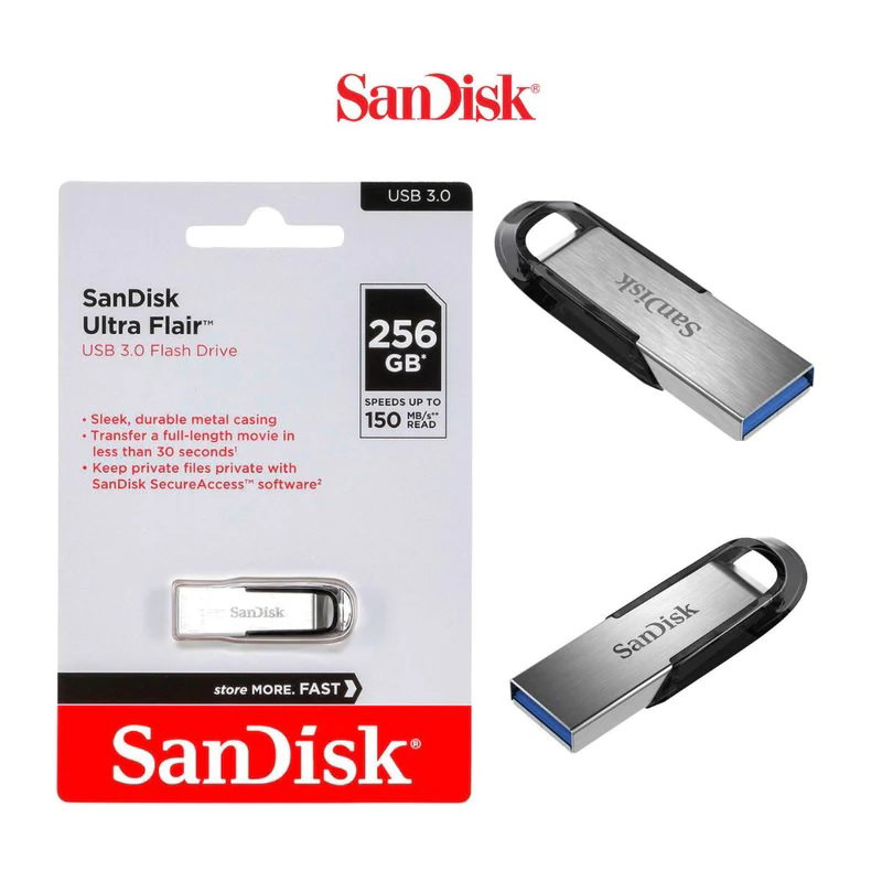 SanDisk Clé USB 256Gb Ultra Flair 3.0
