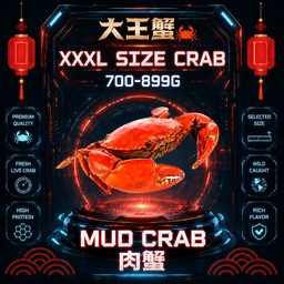 老顾客回购率最高 | XXXL SIZE 肉蟹配套 (700-899G)