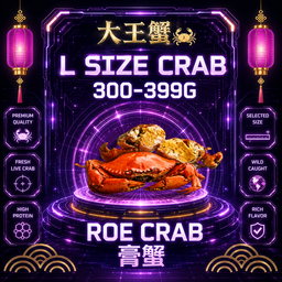 L SIZE 膏蟹  (300-399G)  