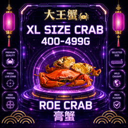 XL SIZE 膏蟹 (400-499G)