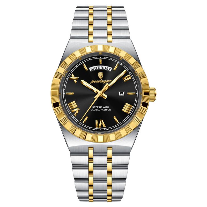 Poedagar Day-Date Black