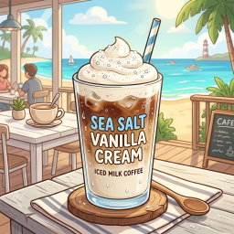 Moccana Spanish w Sea Salt Vanilla Cream