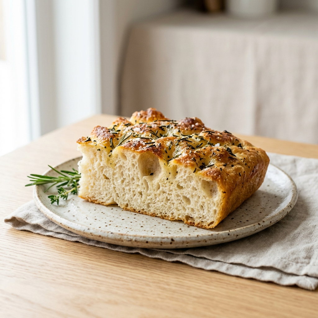 Slice Focaccia - Garlic Butter Herbs