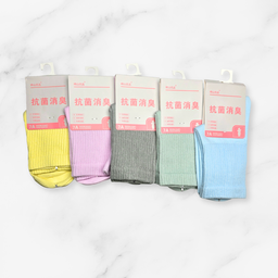 [10274] 5 Pairs Unisex's Medium-Cut Scented Cotton Socks - Versatile, Breathable & Odor-Resistant 