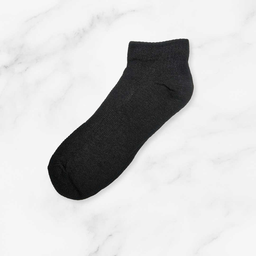 [10275] 5 Pairs Unisex's Low-Cut Ankle Cotton Socks - Versatile, Breathable & Odor-Resistant_4