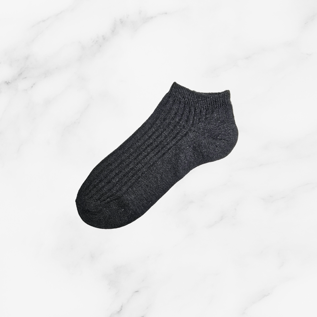 [10276] 5 Pairs Unisex's Low-Cut Ankle Cotton Socks - Versatile, Breathable & Odor-Resistant_2