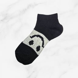 [10278] 5 Pairs Men's Low-Cut Ankle Cotton Socks - Versatile, Breathable & Odor-Resistant