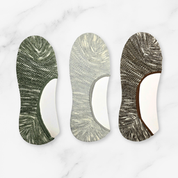 [10280] 5 Pairs Men's Low-Cut Invisible Cotton Socks - Versatile, Breathable & Odor-Resistant 