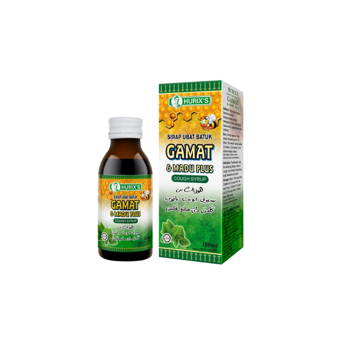 HURIX'S SIRAP UBAT GAMAT & MADU -60ML_0