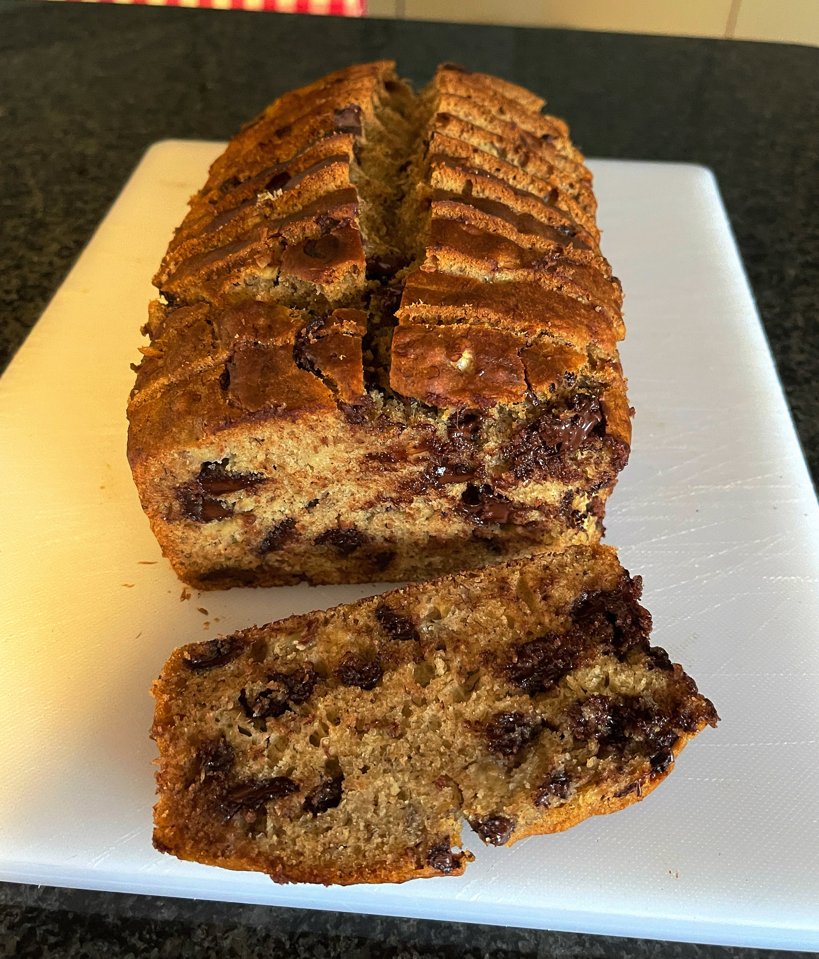 🍫 Luxury Banana Choc-Chip Sourdough Cake / Loaf