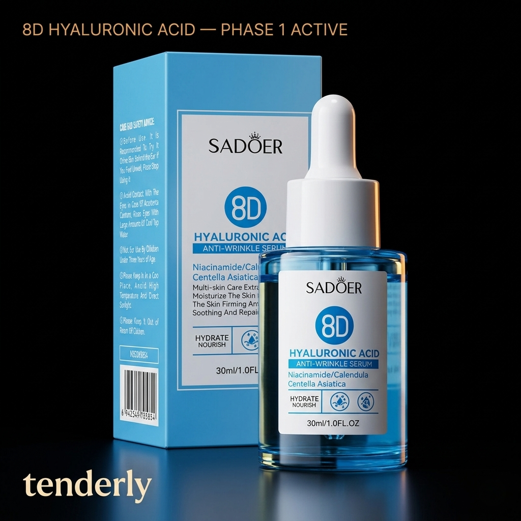 SADOER 8D HYALURONIC ACID SERUM — Phase 1 Hydration Active