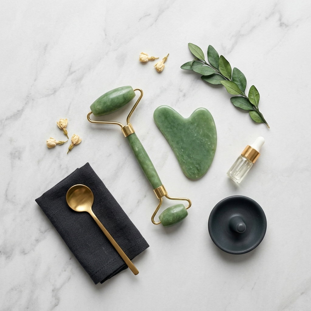 JADE ROLLER AND GUA SHA_0