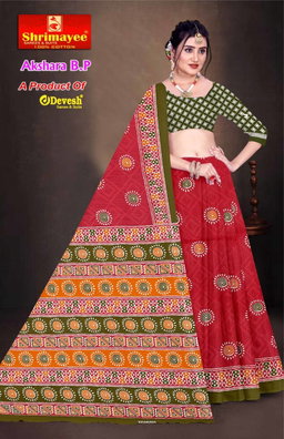 Akshara with blouse piece (pack of 10)