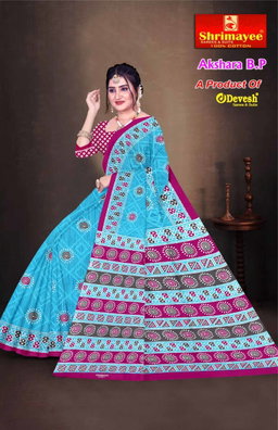 Akshara with blouse piece (pack of 10)