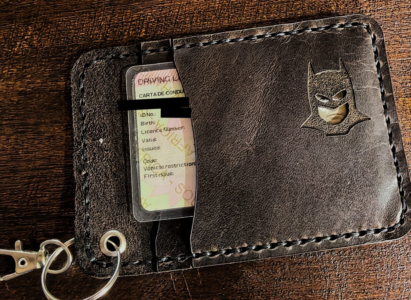 Bat-DAD Genuine leather card Holder _1