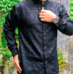Kemeja Koko Hitam