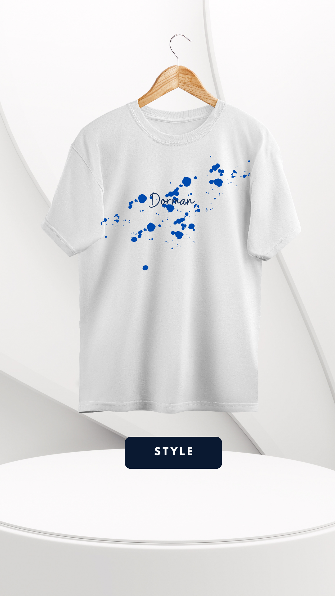 T-shirt taché blanc