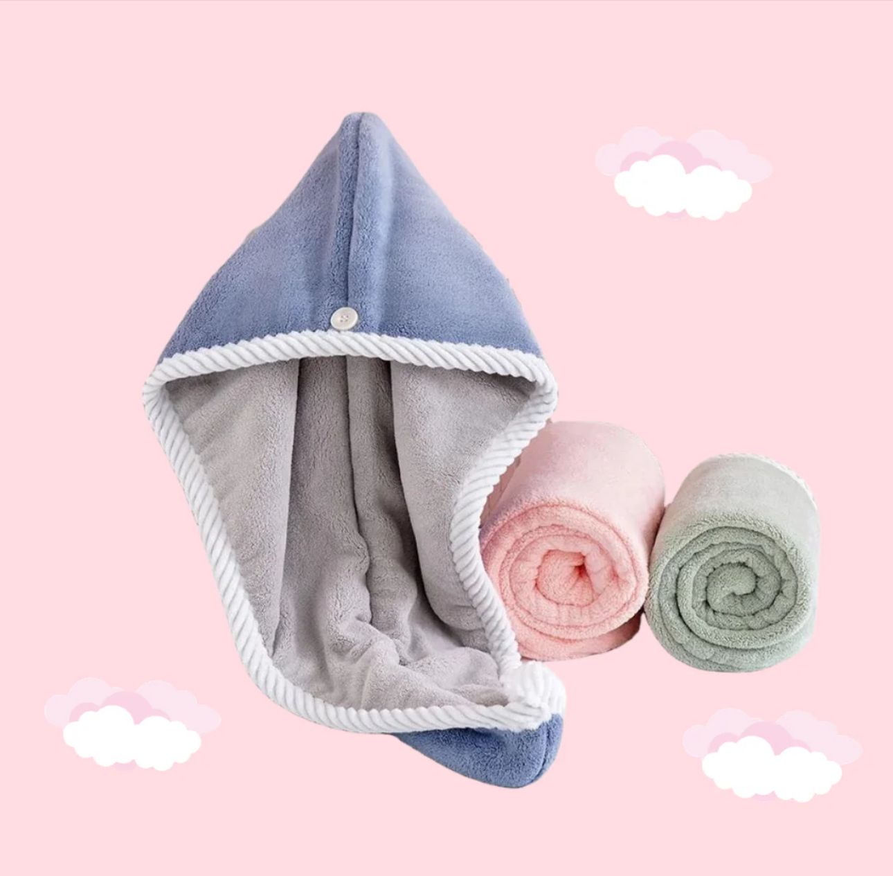 Mura Microflber Hair Towel مورا منشفة شعر