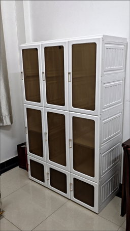 KABATI PLASTIC MILANGO MITATU KUBWA