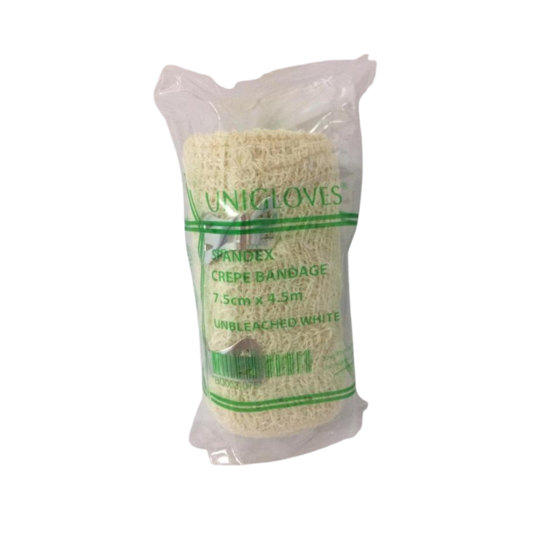 Unigloves Spandex Crepe Bandage 7.5cm x 4.5cm IS_0