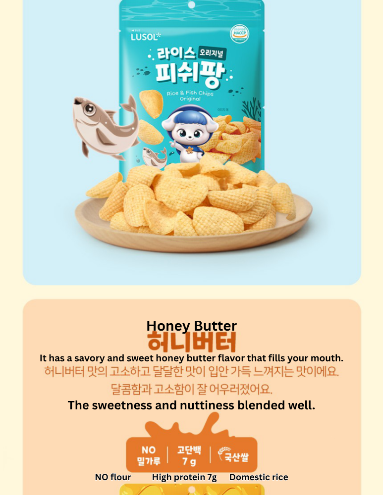 **NEW** Rice & Fish Chips (Original / Honey Butter)_7