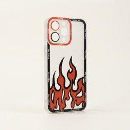 Iphone Case Fire Transparent 1ZW1004