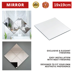 GLASS MIRROR 19X19CM