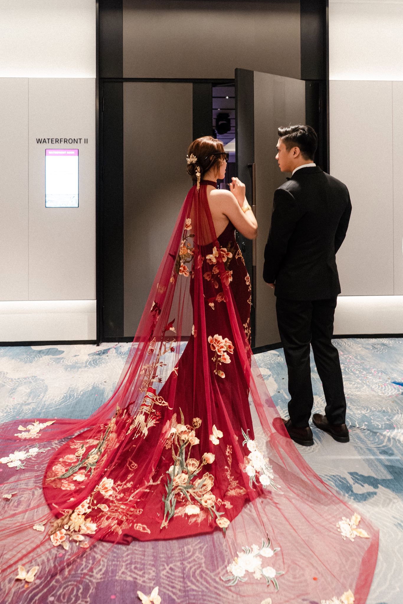 Folklore Cheongsam in Burgundy _2