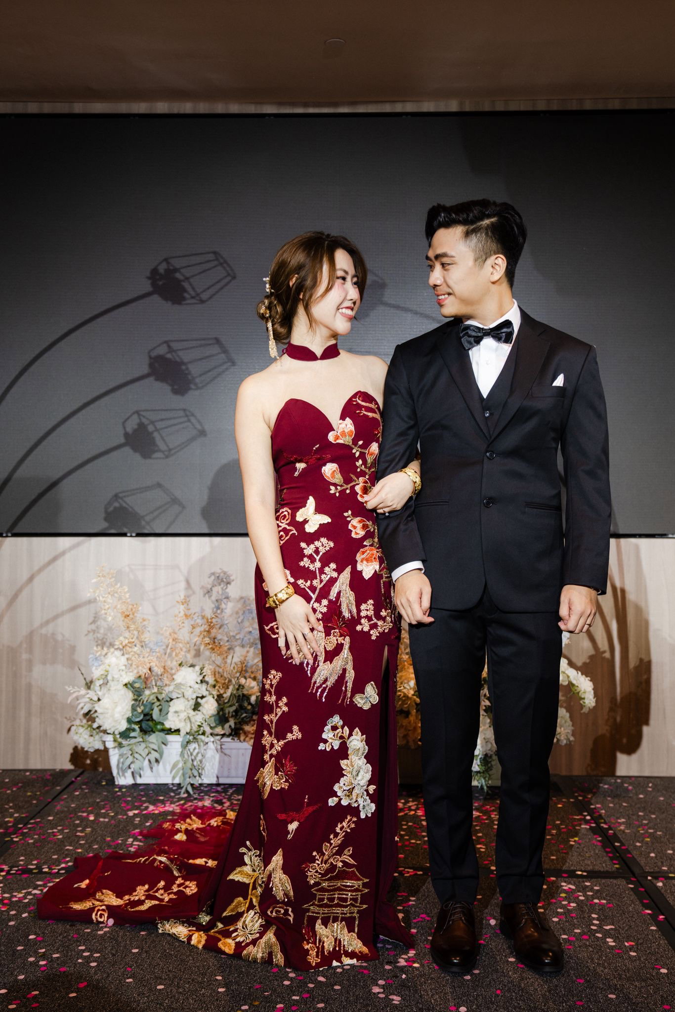 Folklore Cheongsam in Burgundy _1