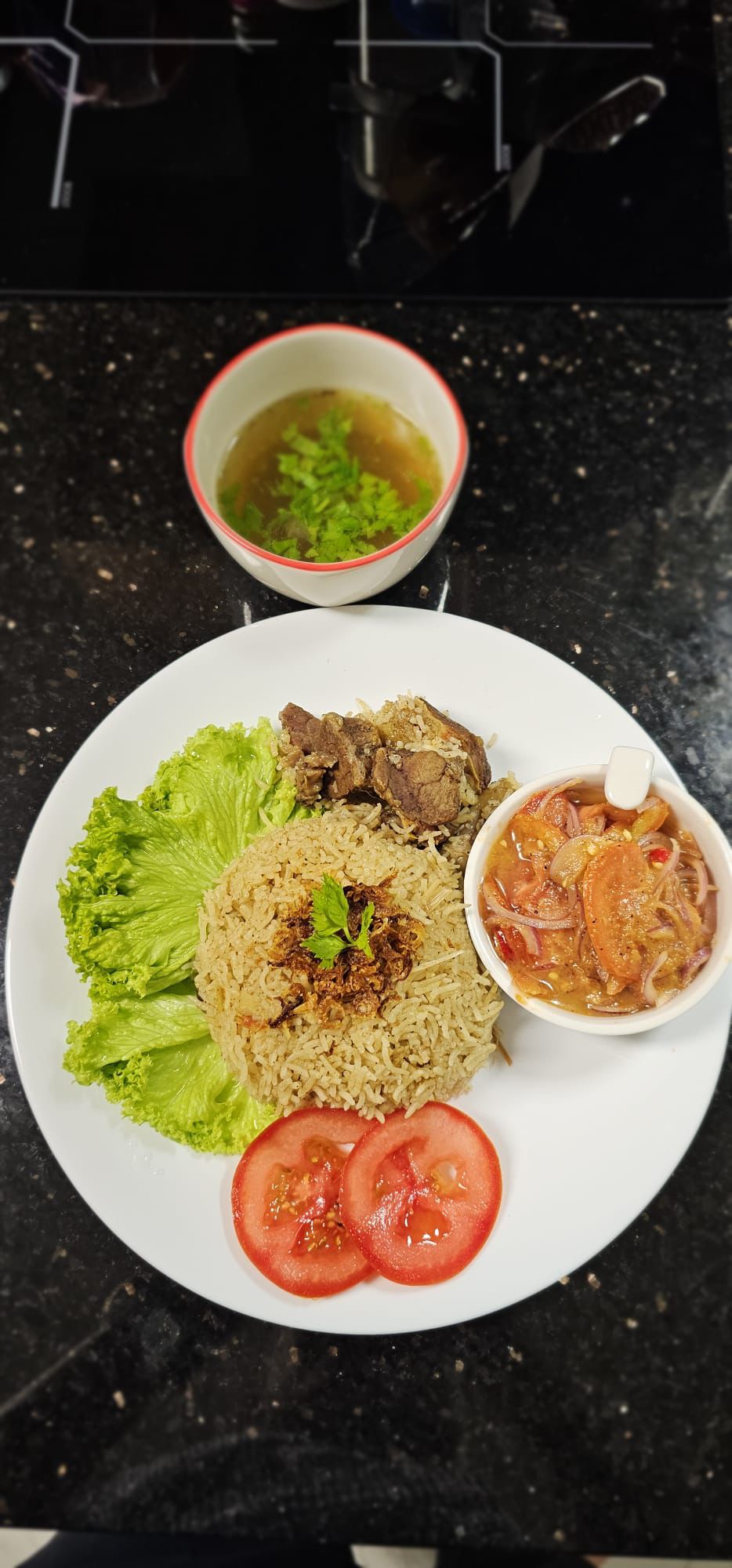 Nasi Daging Utara with Air Asam