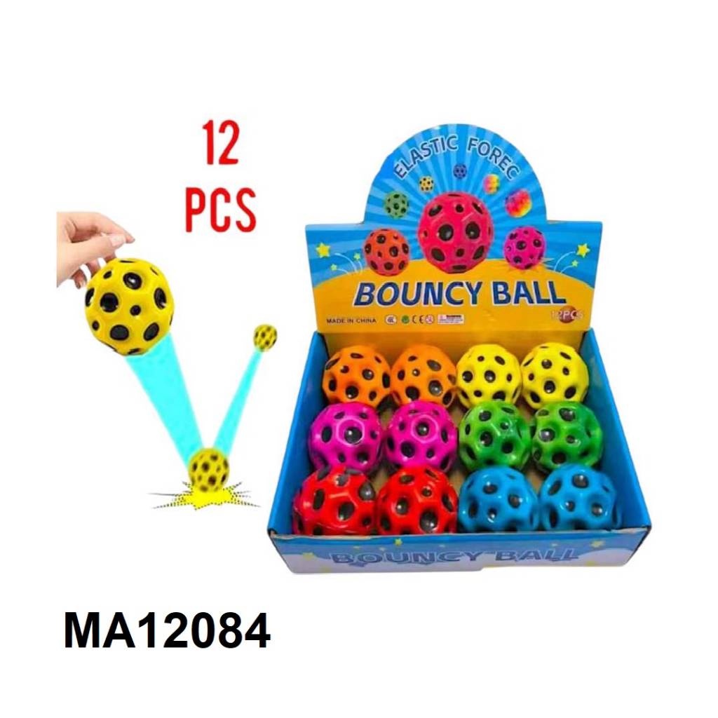 POP-UP JUMPING BOUNCY BALL "12PCS"