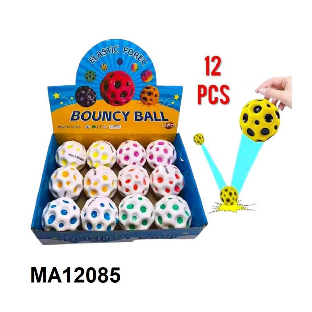 POP-UP JUMPING BOUNCY BALL "12PCS"