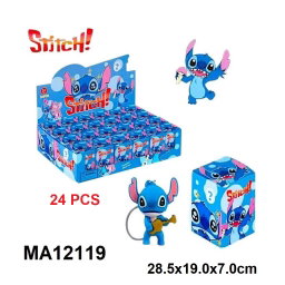 SILICONE KEYCHAIN STITSH "24PCS"