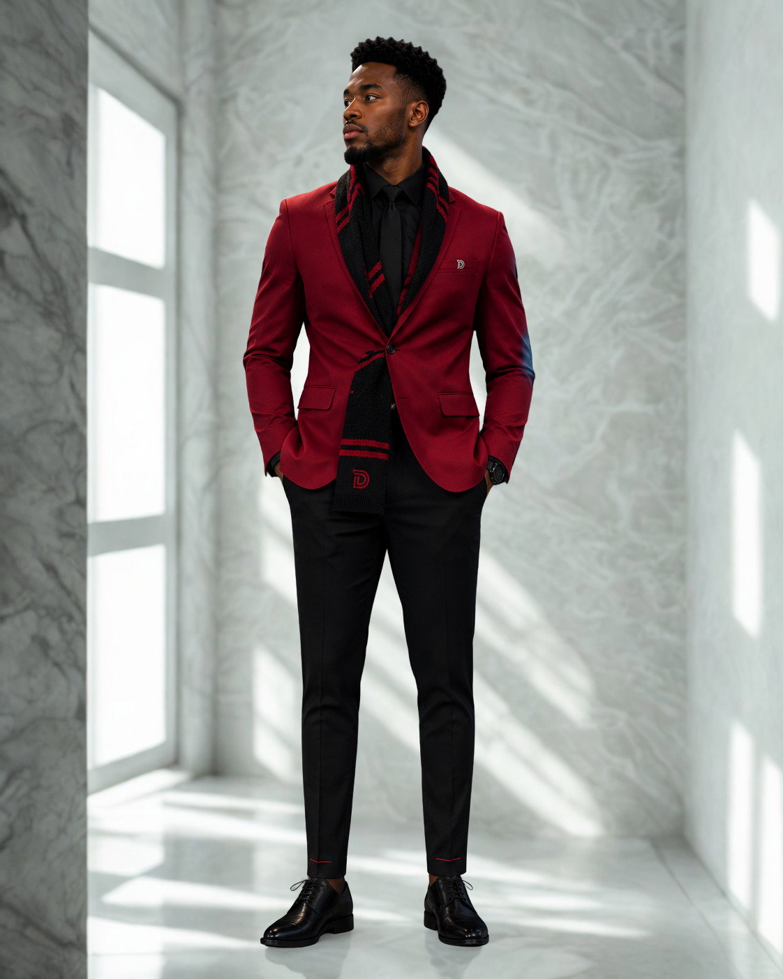 Costume Rouge noir_0
