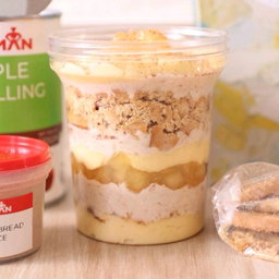 Apple Pie Crumble Pudding